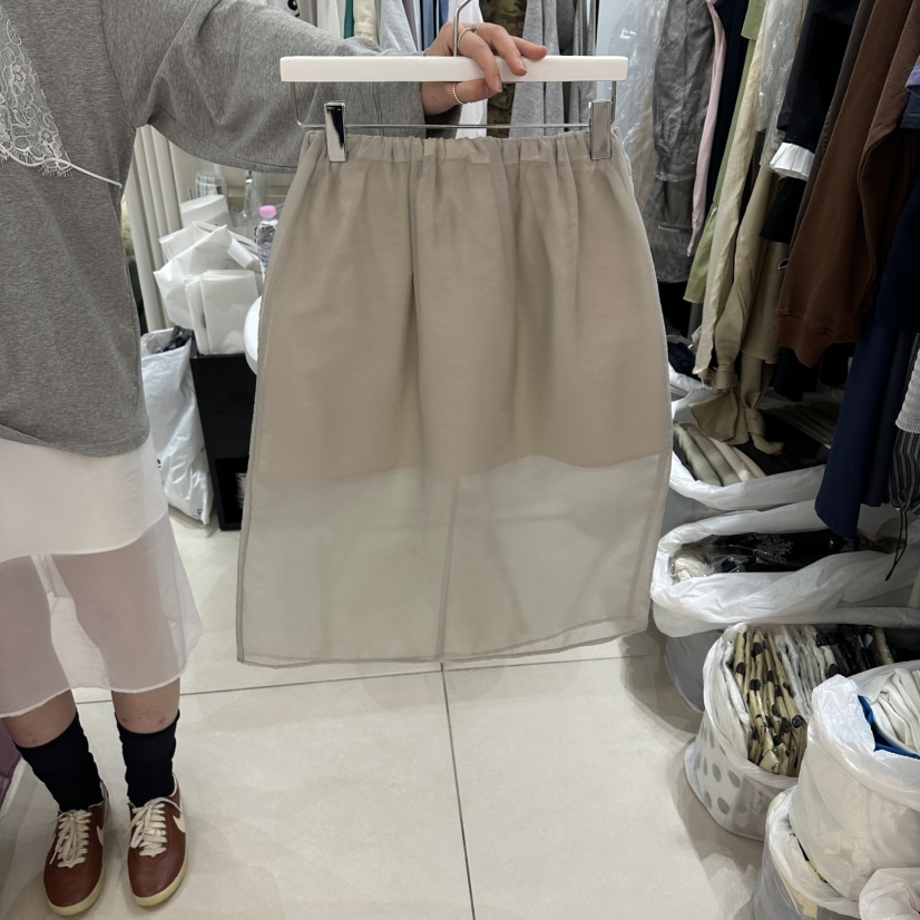 EGG IS韓國直郵女士新品熱賣26春夏26夏季職業半身裙中短裙EGG IS半身裙/中短裙圖色1