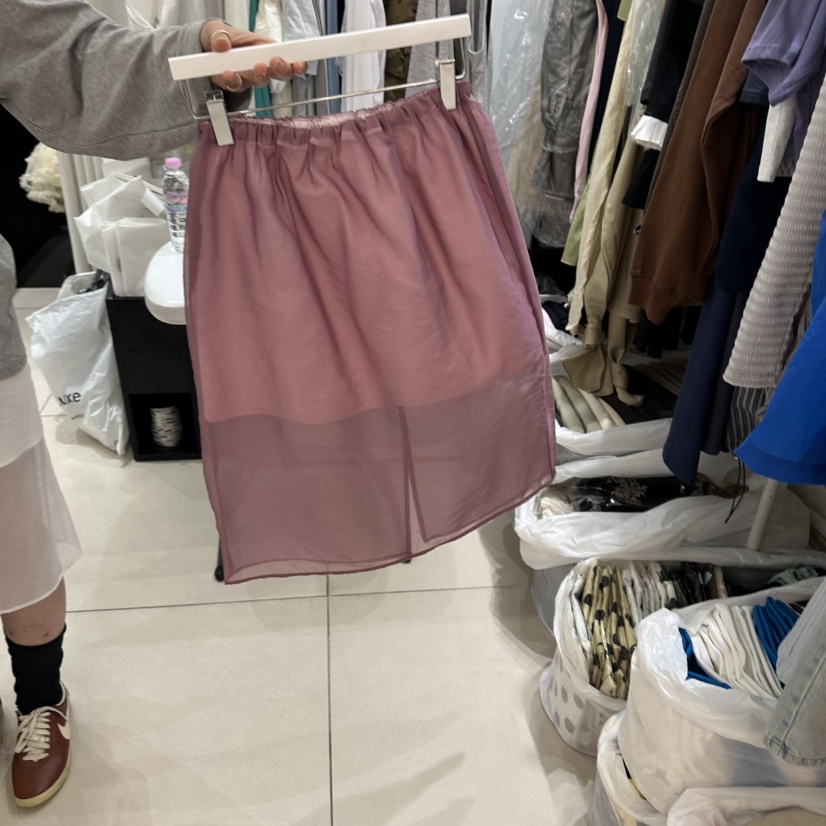 EGG IS韓國直郵女士新品熱賣26春夏26夏季職業半身裙中短裙EGG IS半身裙/中短裙圖色2