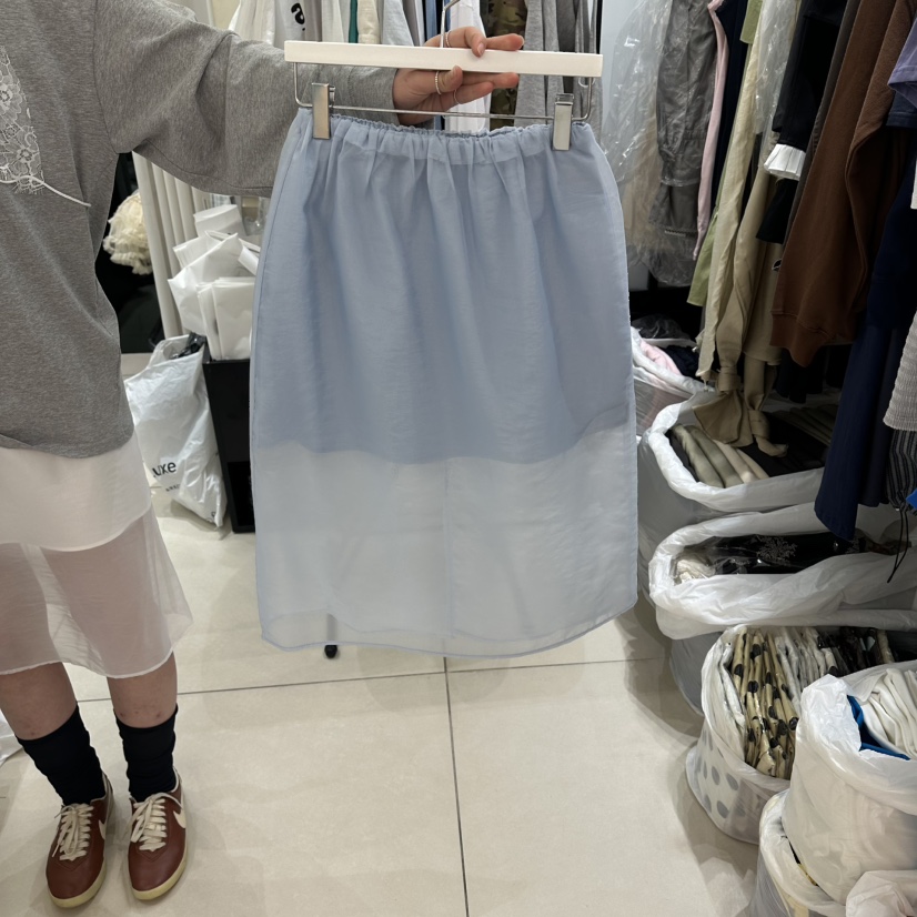 EGG IS韓國直郵女士新品熱賣26春夏26夏季職業半身裙中短裙EGG IS半身裙/中短裙圖色3
