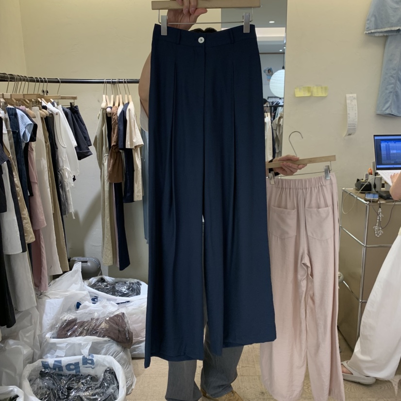 W AND J韓國東大門代購女裝新款熱賣人氣26夏季26春夏休閑褲W AND J休閑褲圖色1