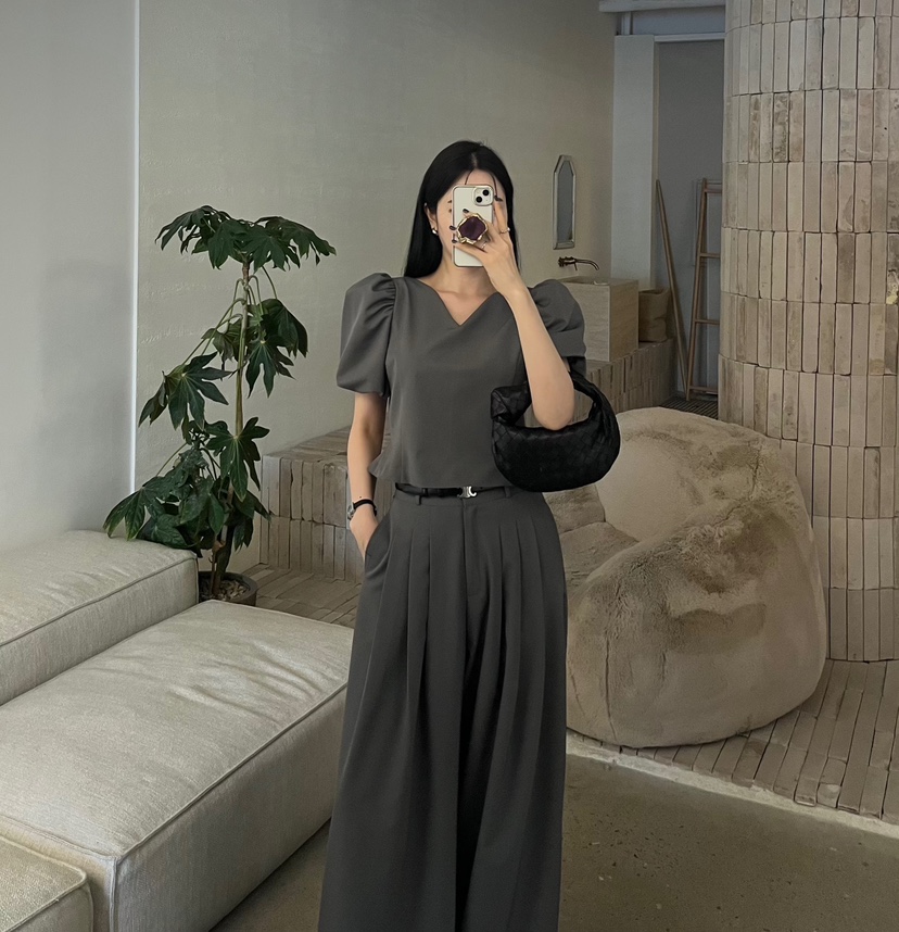 AMUSE SEOUL韓國直郵女裝新品時尚26春夏人氣職業休閑褲AMUSE SEOUL休閑褲