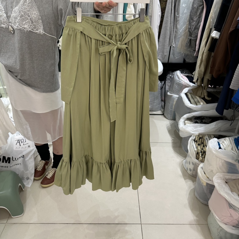 EGG IS韓國代購女裝新款26夏季26春夏休閑時尚半身裙中短裙EGG IS半身裙/中短裙