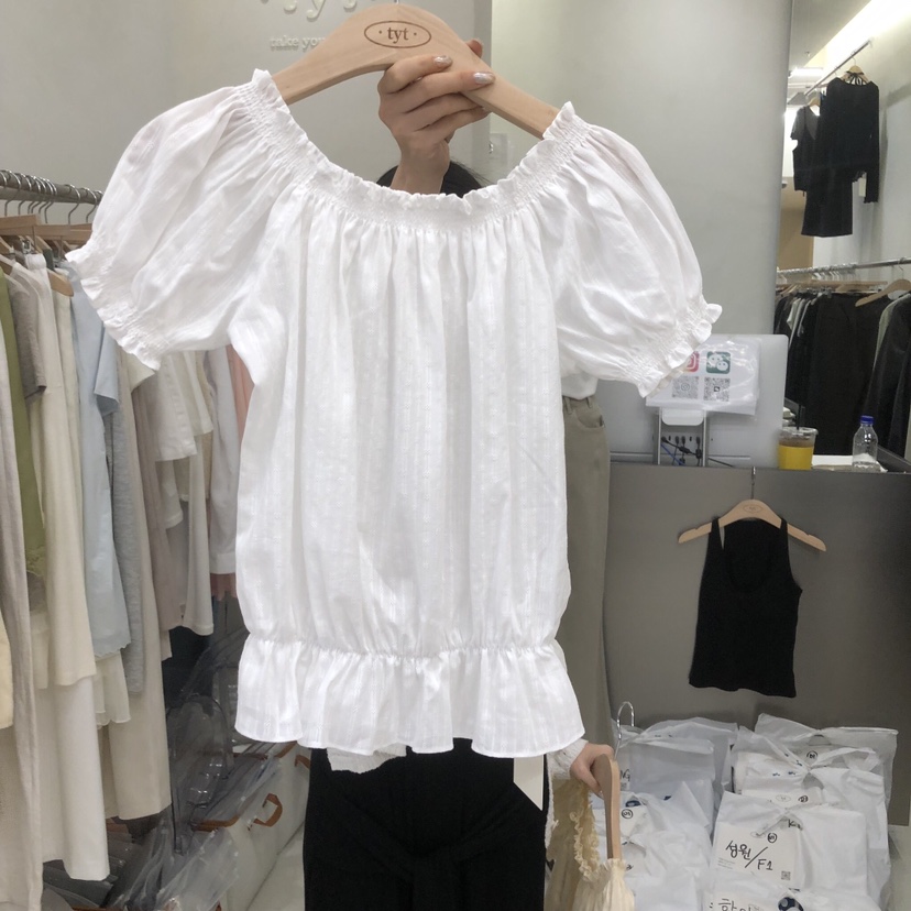TAKE YOUE TIME韓國直郵實拍女士新品職業休閑襯衫蕾絲衫TAKE YOUE TIME襯衫/蕾絲衫圖色1