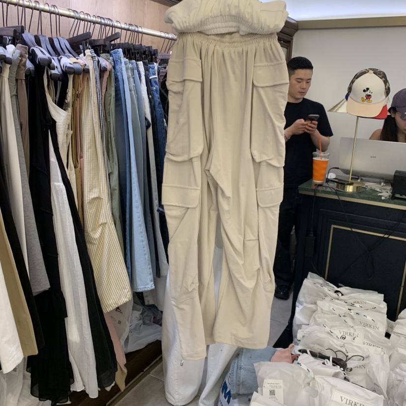 VIRKIN韓國直郵女士新品熱賣26春夏推薦人氣職業26夏季休閑褲VIRKIN休閑褲