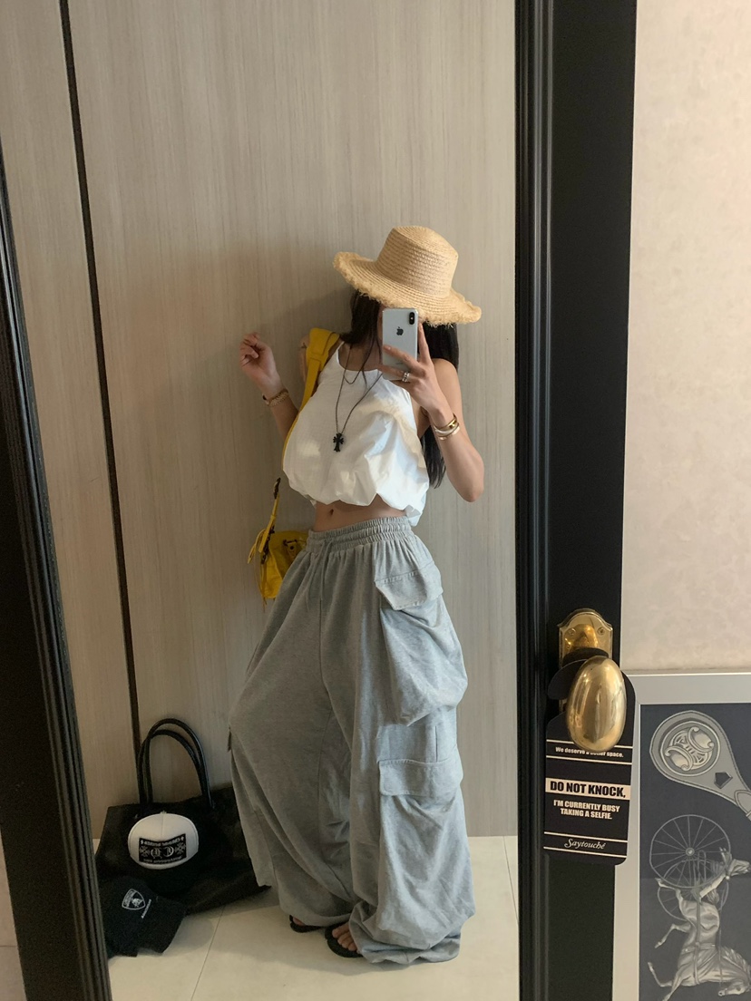 VIRKIN韓國直郵女士新品熱賣26春夏推薦人氣職業26夏季休閑褲VIRKIN休閑褲