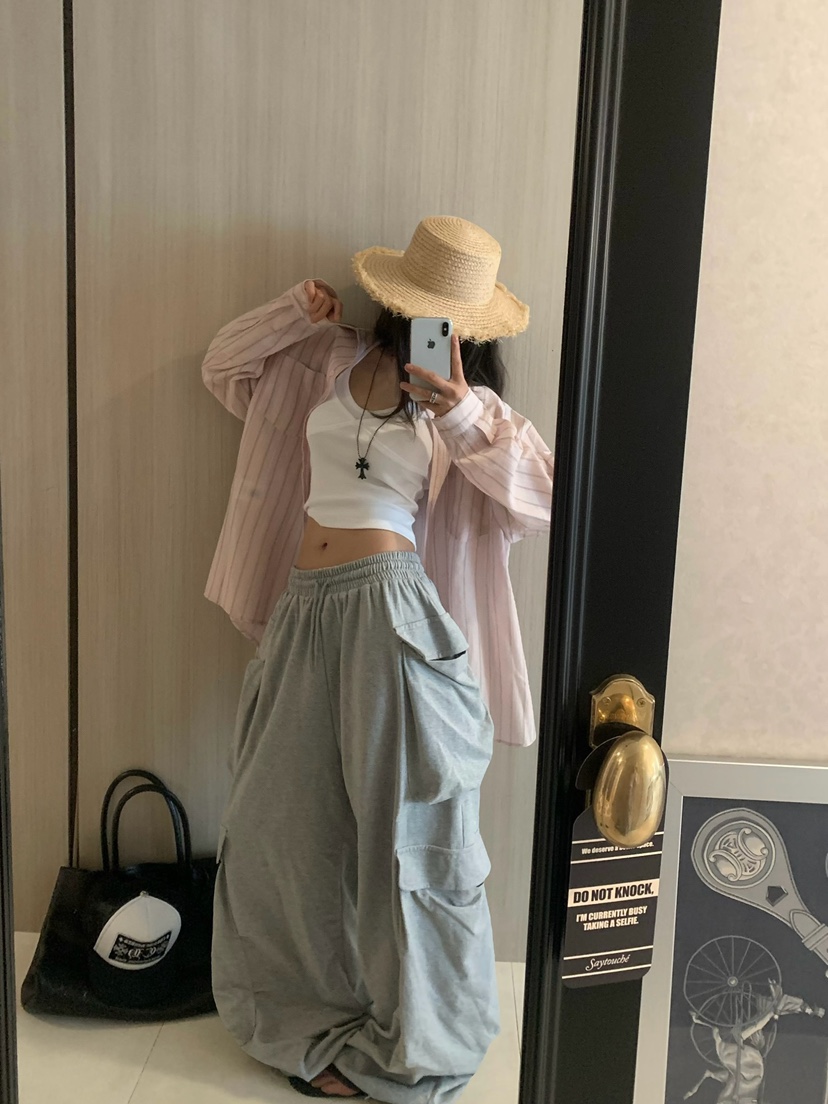VIRKIN韓國直郵女士新品熱賣26春夏推薦人氣職業26夏季休閑褲VIRKIN休閑褲