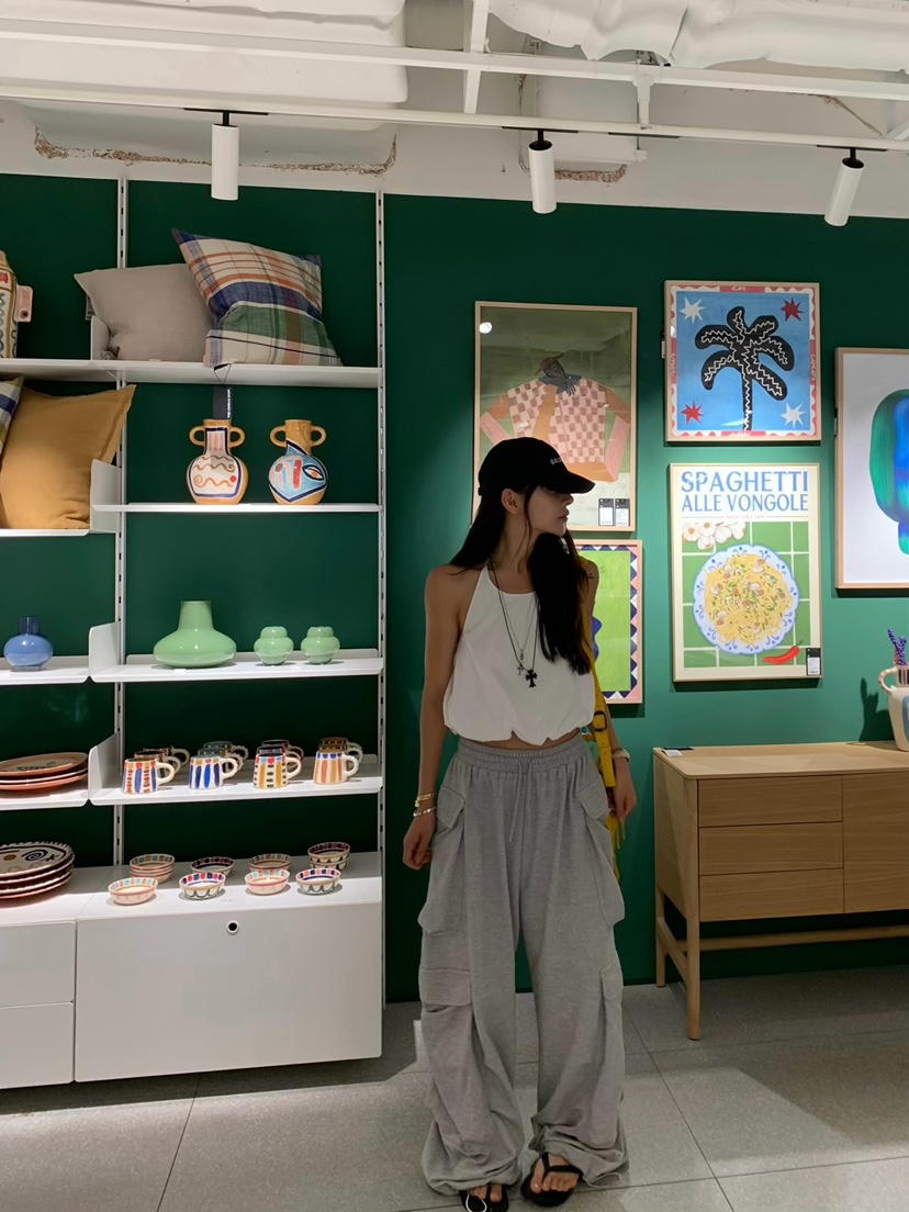 VIRKIN韓國直郵女士新品熱賣26春夏推薦人氣職業26夏季休閑褲VIRKIN休閑褲