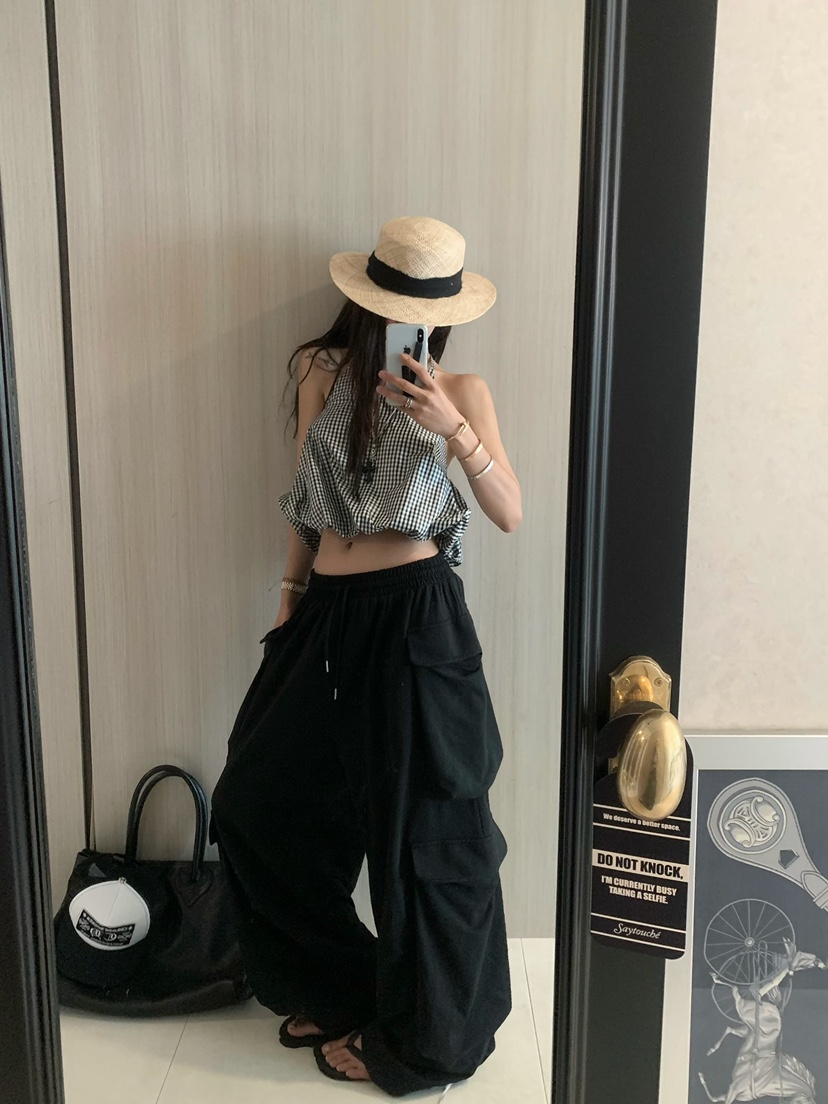 VIRKIN韓國直郵女士新品熱賣26春夏推薦人氣職業26夏季休閑褲VIRKIN休閑褲