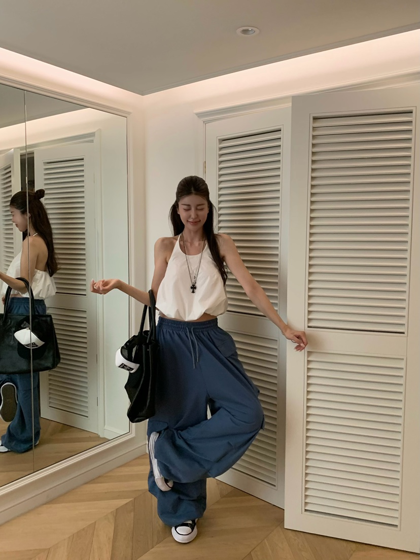 VIRKIN韓國直郵女士新品熱賣26春夏推薦人氣職業26夏季休閑褲VIRKIN休閑褲