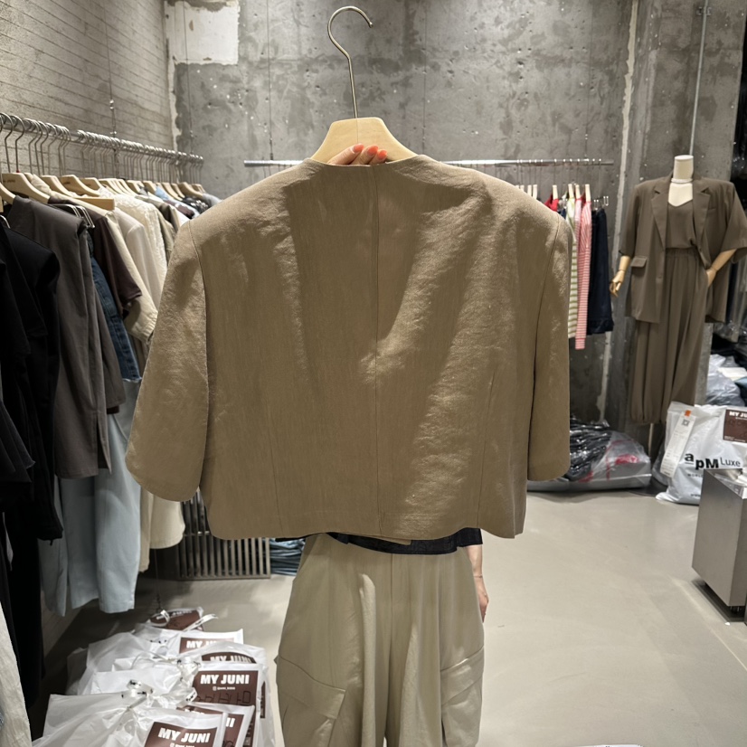 JUNI韓國直郵女士新品職業26春夏人氣休閑26夏季熱賣夾克my juni夾克