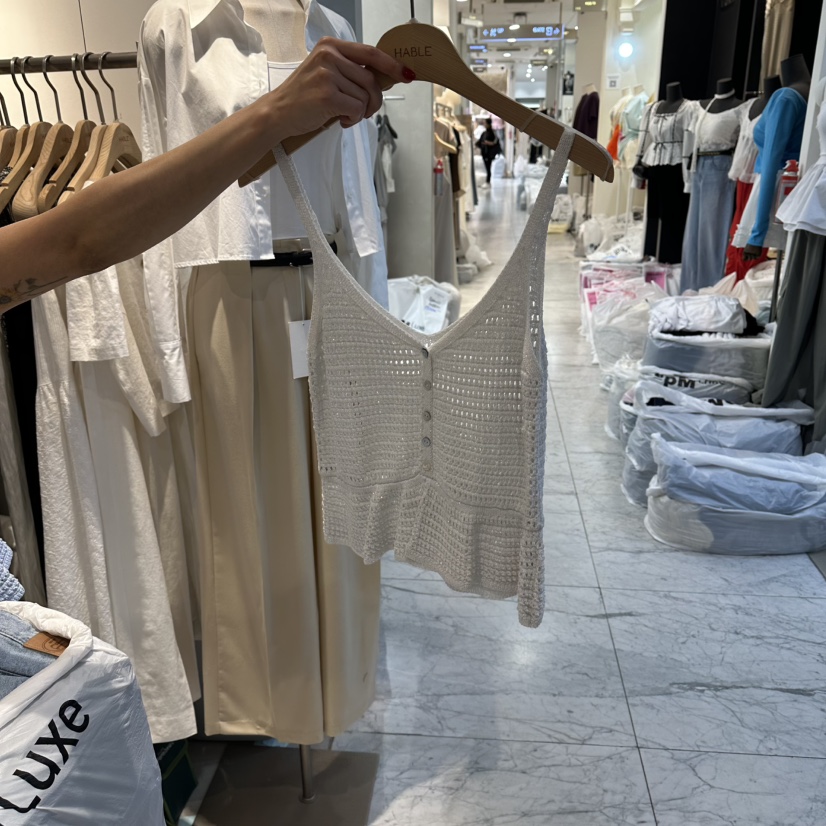 HABLE韓國直郵女士新款26夏季熱賣推薦26春夏人氣吊帶背心HABLE吊帶/背心圖色1