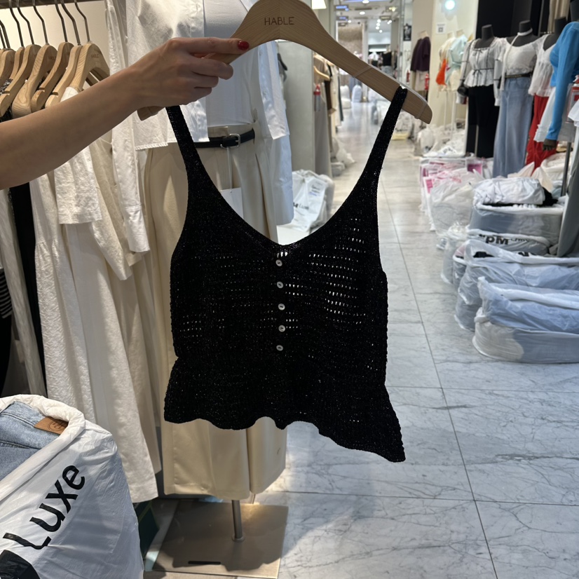 HABLE韓國直郵女士新款26夏季熱賣推薦26春夏人氣吊帶背心HABLE吊帶/背心圖色2