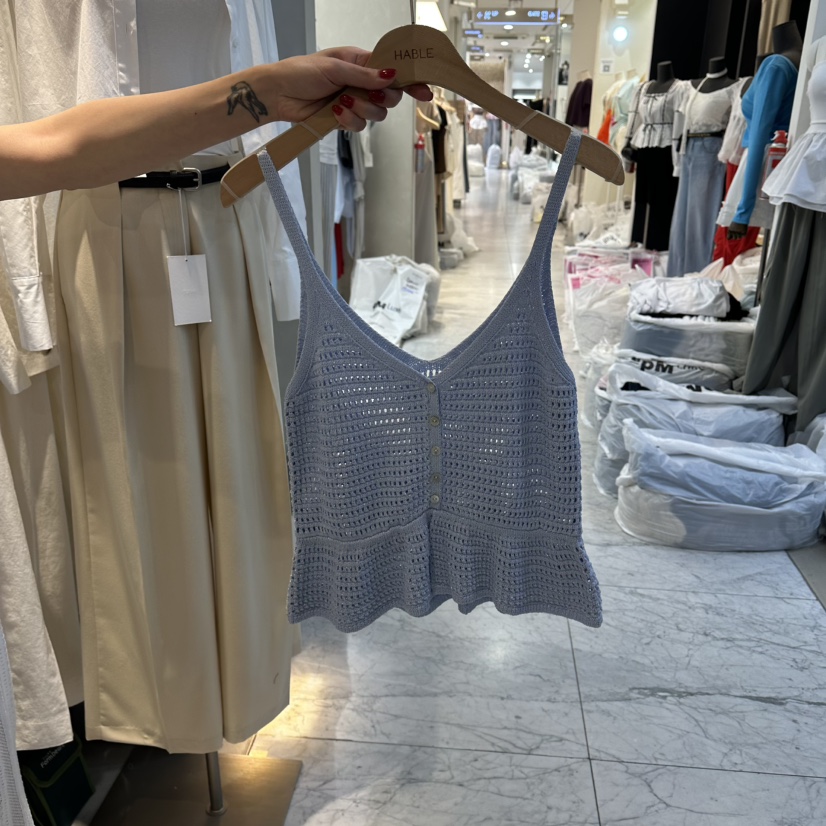 HABLE韓國直郵女士新款26夏季熱賣推薦26春夏人氣吊帶背心HABLE吊帶/背心圖色3