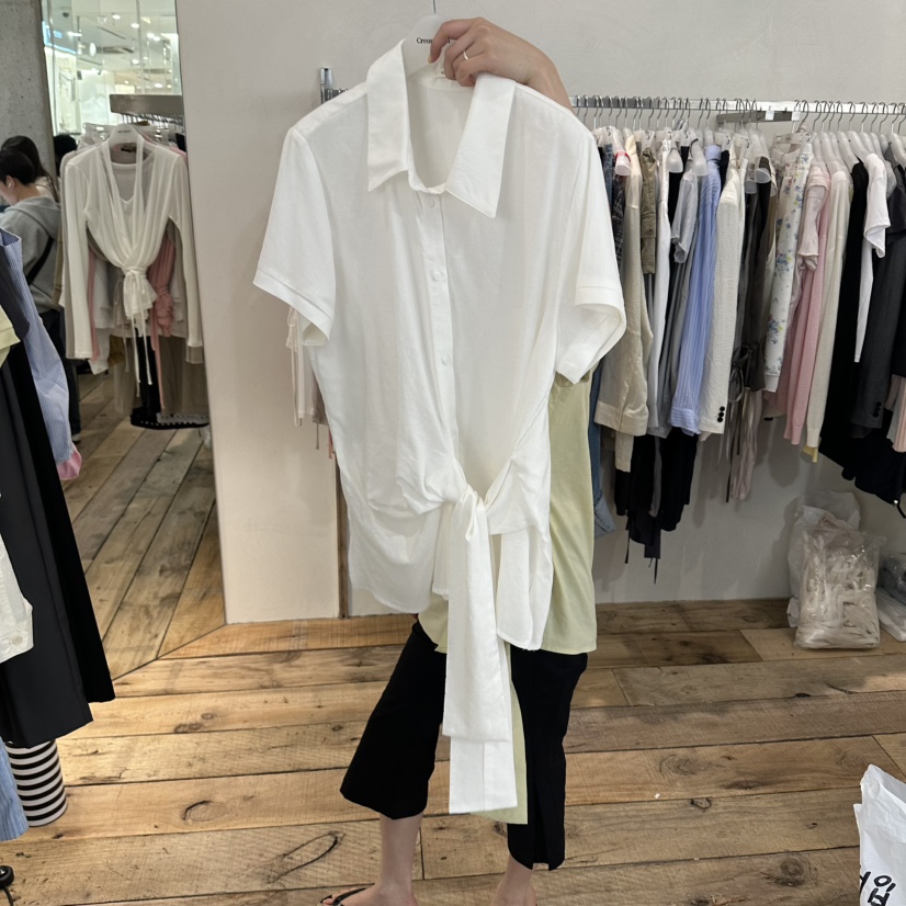CREAM VILLA韓國東大門直郵女裝新款休閑襯衫蕾絲衫CREAMVILLA襯衫/蕾絲衫圖色1