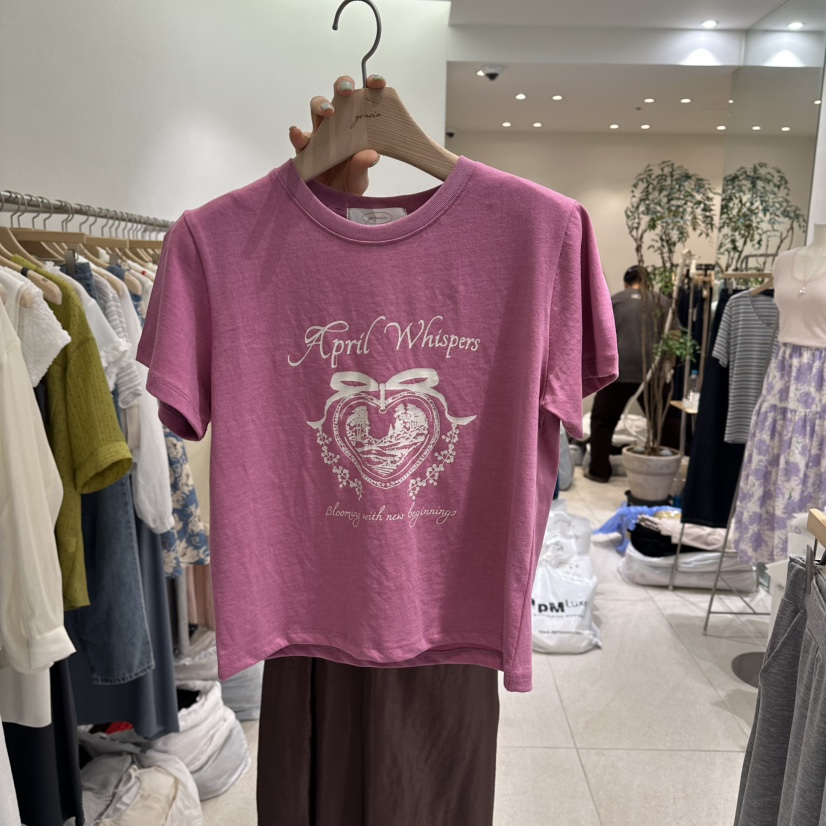 GRACIA韓國東大門直郵女裝新品推薦時尚休閑熱賣26春夏T恤GRACIAT恤圖色1