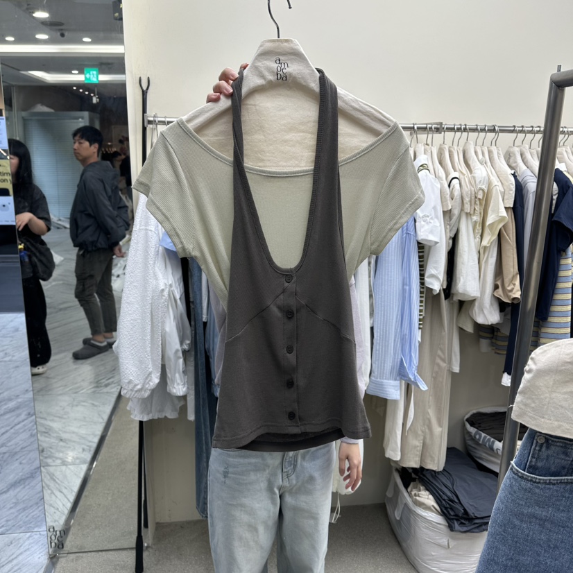 AMOEBA東大門實拍韓國女裝新款職業推薦時尚熱賣人氣套裝AMOEBA套裝圖色3