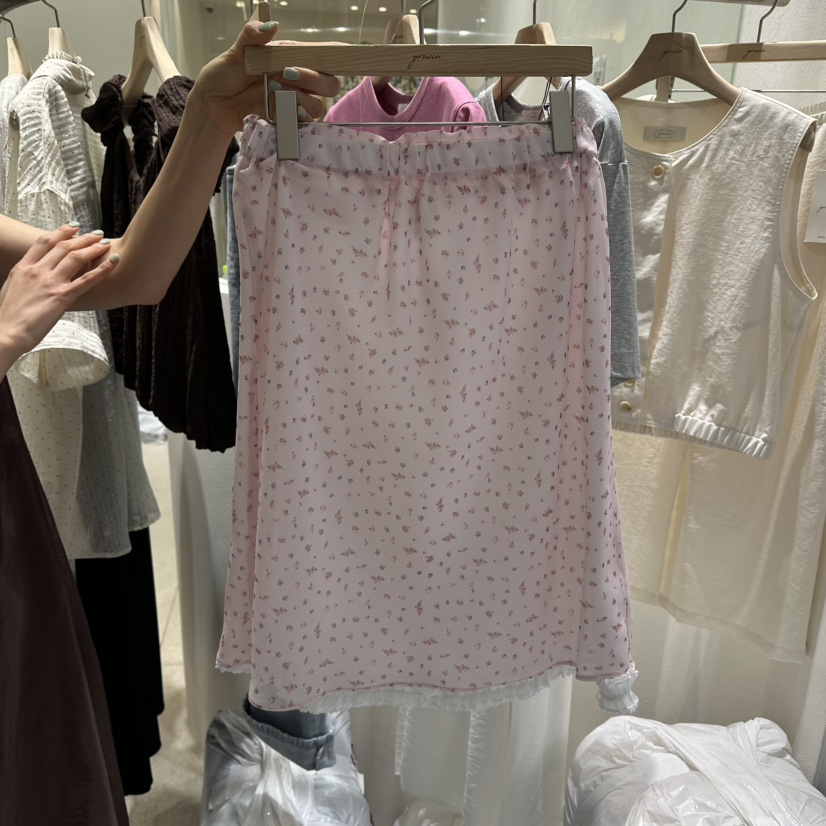 GRACIA韓國直郵女士新品人氣熱賣26夏季休閑半身裙中短裙GRACIA半身裙/中短裙圖色1