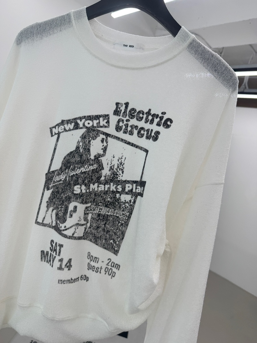 RED-A東大門實拍韓國女裝新品熱賣26春夏推薦長袖T恤亞麻RED-A長袖T恤
