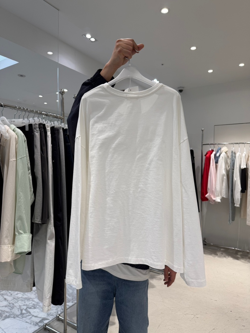 THE BRUNCH東大門實拍韓國女士新款休閑職業26春夏長袖T恤THE BRUNCH長袖T恤
