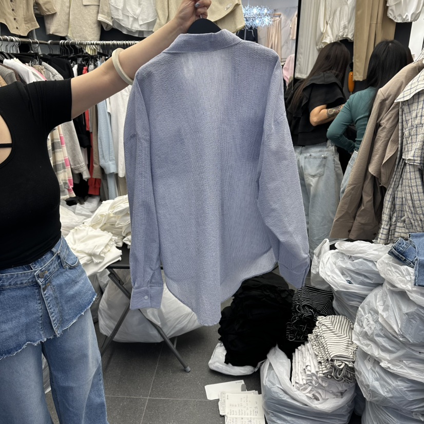 A-DEL韓國直郵女裝新品時尚休閑推薦26春夏26夏季襯衫蕾絲衫A-DEL襯衫/蕾絲衫