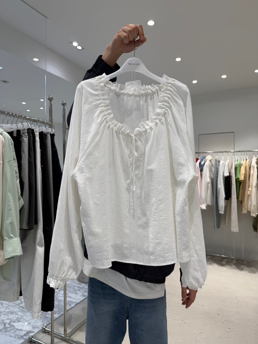 THE BRUNCH韓國東大門直郵女裝新品熱賣休閑26夏季襯衫蕾絲衫THE BRUNCH襯衫/蕾絲衫圖色1