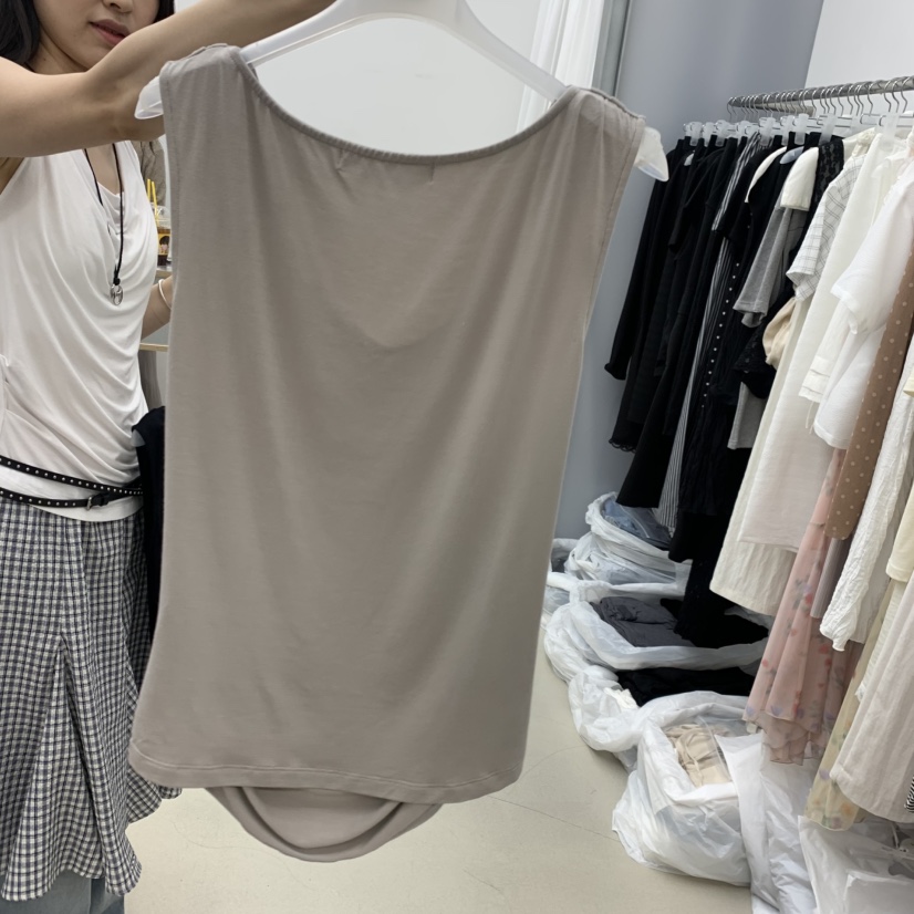 STAINLESS韓國東大門直郵女裝新款26夏季吊帶背心不含項鏈STAINLESS吊帶/背心
