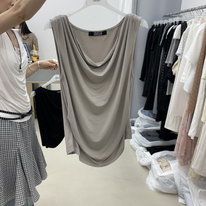 STAINLESS韓國東大門直郵女裝新款26夏季吊帶背心不含項鏈STAINLESS吊帶/背心圖色3