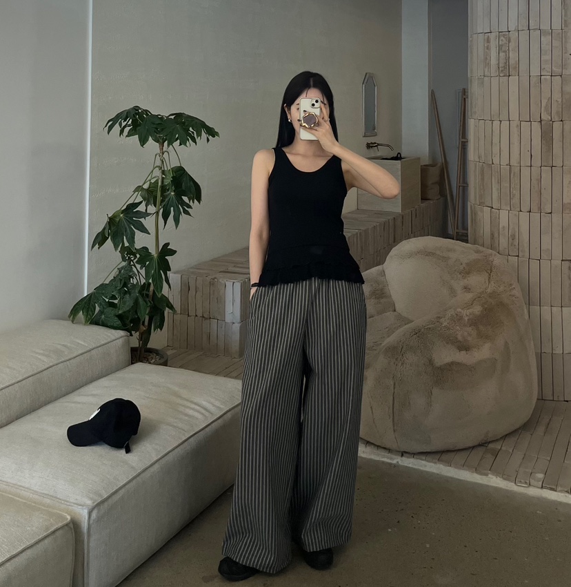 AMUSE SEOUL東大門實拍韓國女裝新品人氣推薦熱賣休閑褲AMUSE SEOUL休閑褲