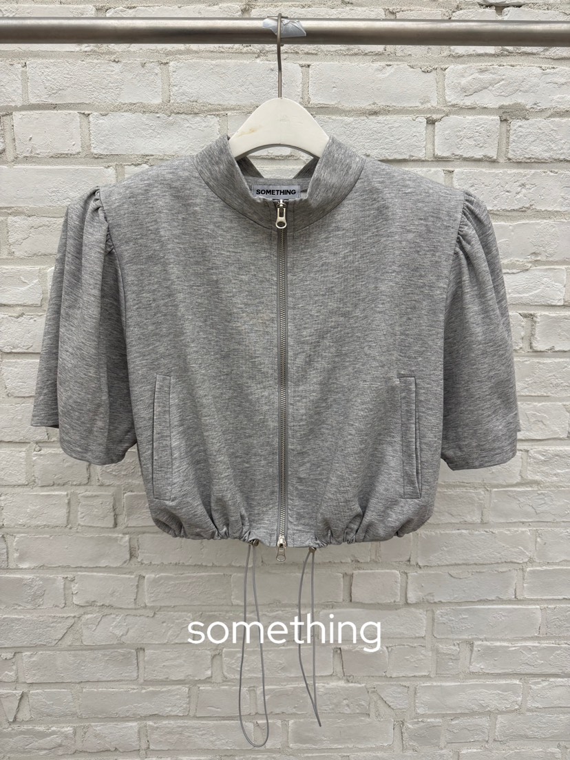 SOMETHING-L/FANCY韓國直郵女士新款人氣襯衫蕾絲衫拉鏈SOMETHING-L/FANCY襯衫/蕾絲衫圖色2