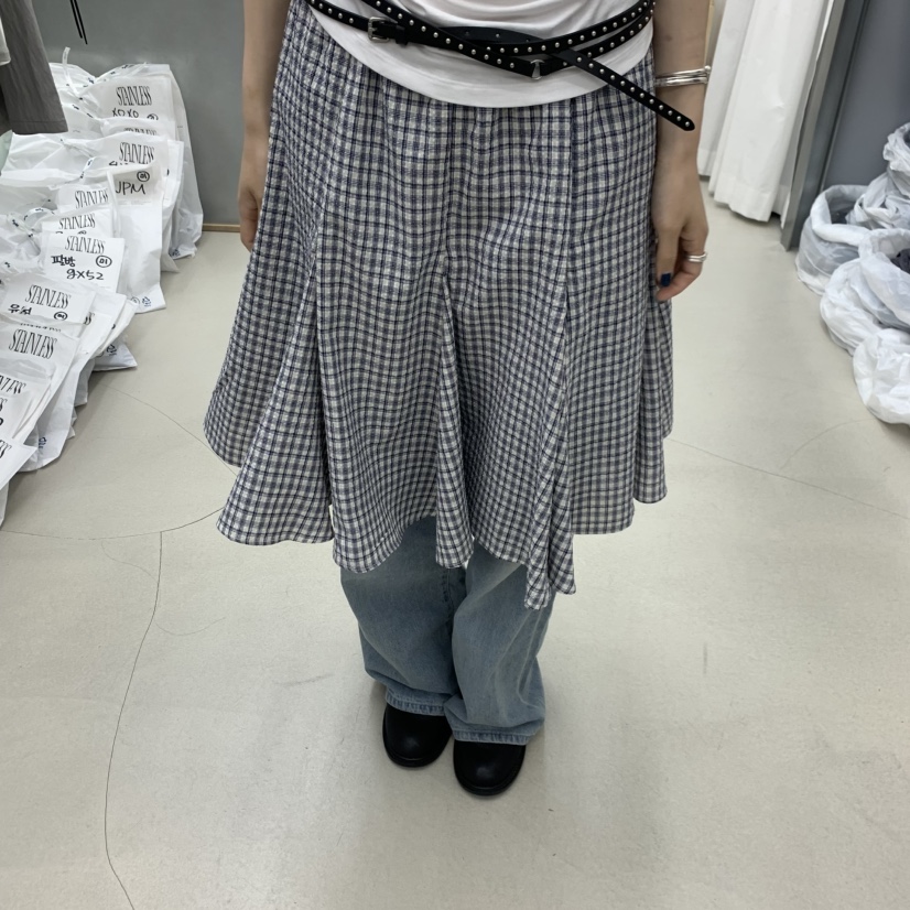 STAINLESS東大門實拍韓國女裝新品休閑26春夏半身裙中短裙STAINLESS半身裙/中短裙圖色1