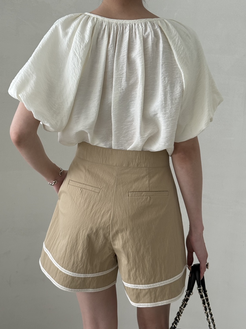 DEMAR韓國直郵女裝新品職業熱賣休閑26春夏26夏季襯衫蕾絲衫DEMAR襯衫/蕾絲衫