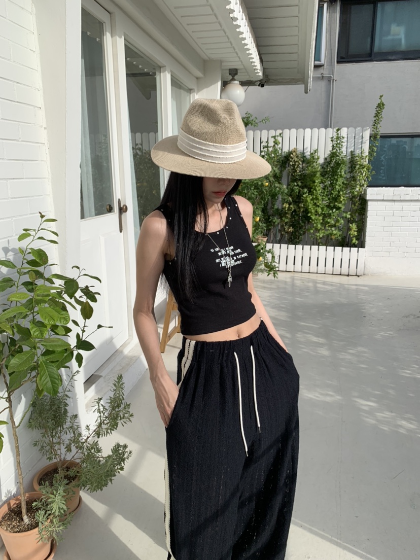 BADCALM東大門實拍韓國女裝新款時尚職業26夏季休閑吊帶背心BADCALM吊帶/背心