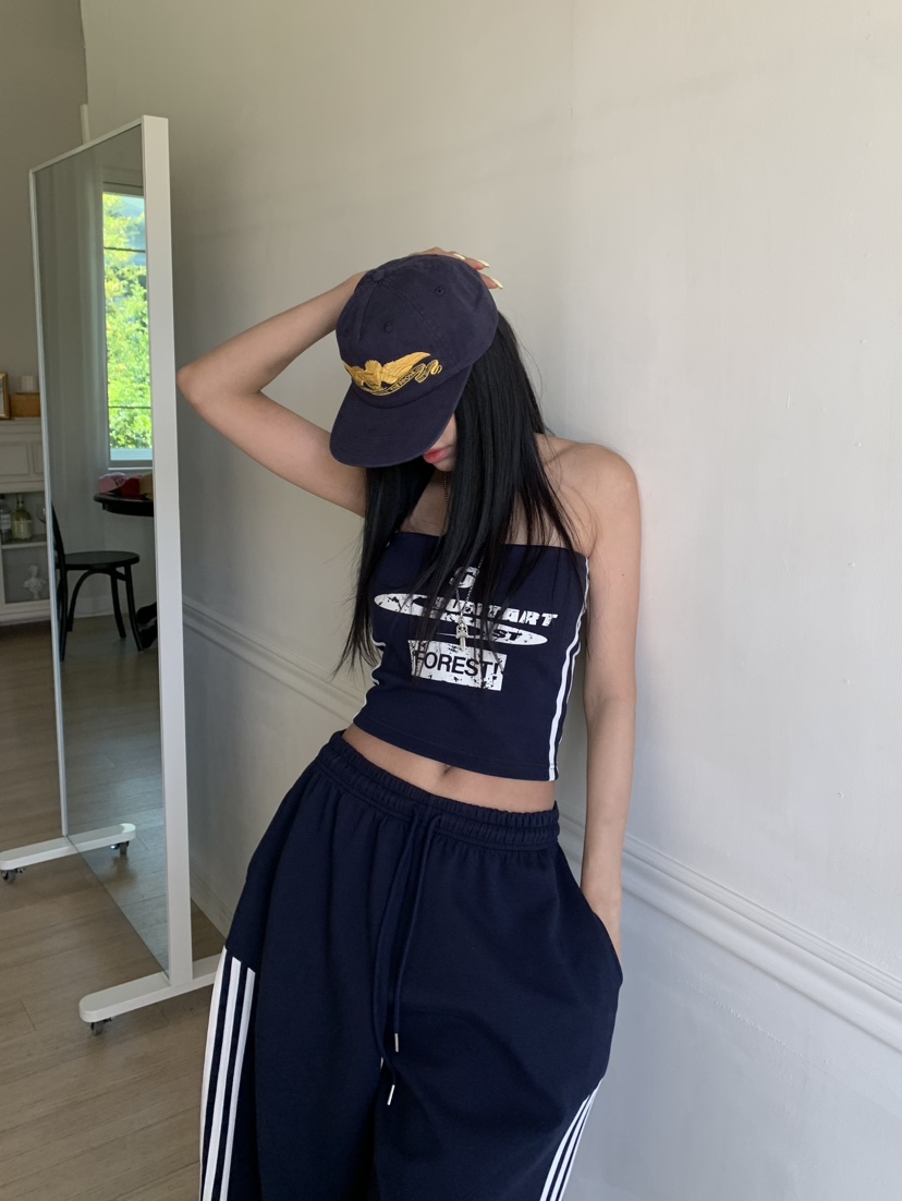 BADCALM韓國東大門直郵女士新款26夏季時尚推薦26春夏吊帶背心BADCALM吊帶/背心