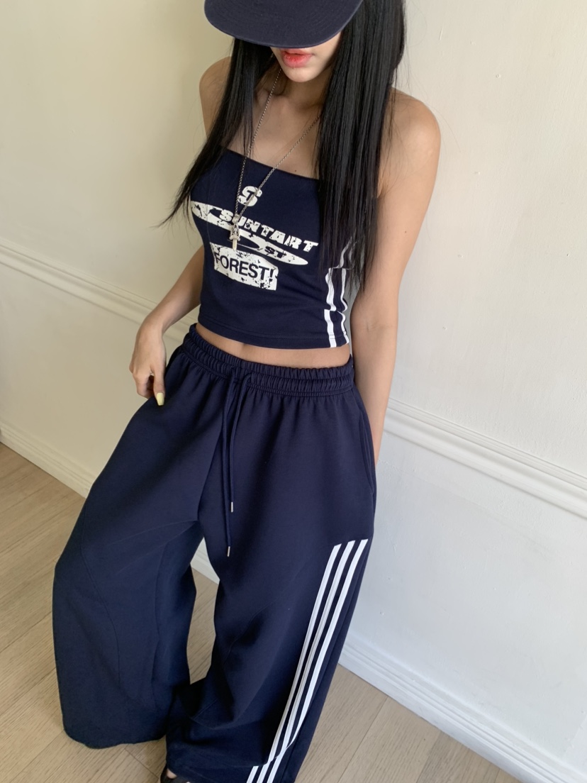 BADCALM韓國東大門直郵女士新款26夏季時尚推薦26春夏吊帶背心BADCALM吊帶/背心圖色3