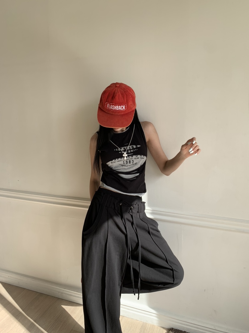 BADCALM韓國東大門直郵女裝新款26夏季人氣時尚休閑吊帶背心BADCALM吊帶/背心