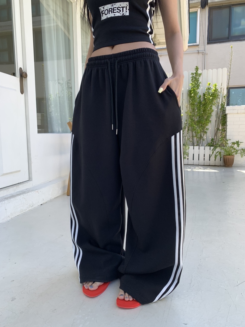 BADCALM韓國直郵女裝新品時尚休閑26夏季26春夏推薦休閑褲BADCALM休閑褲圖色4