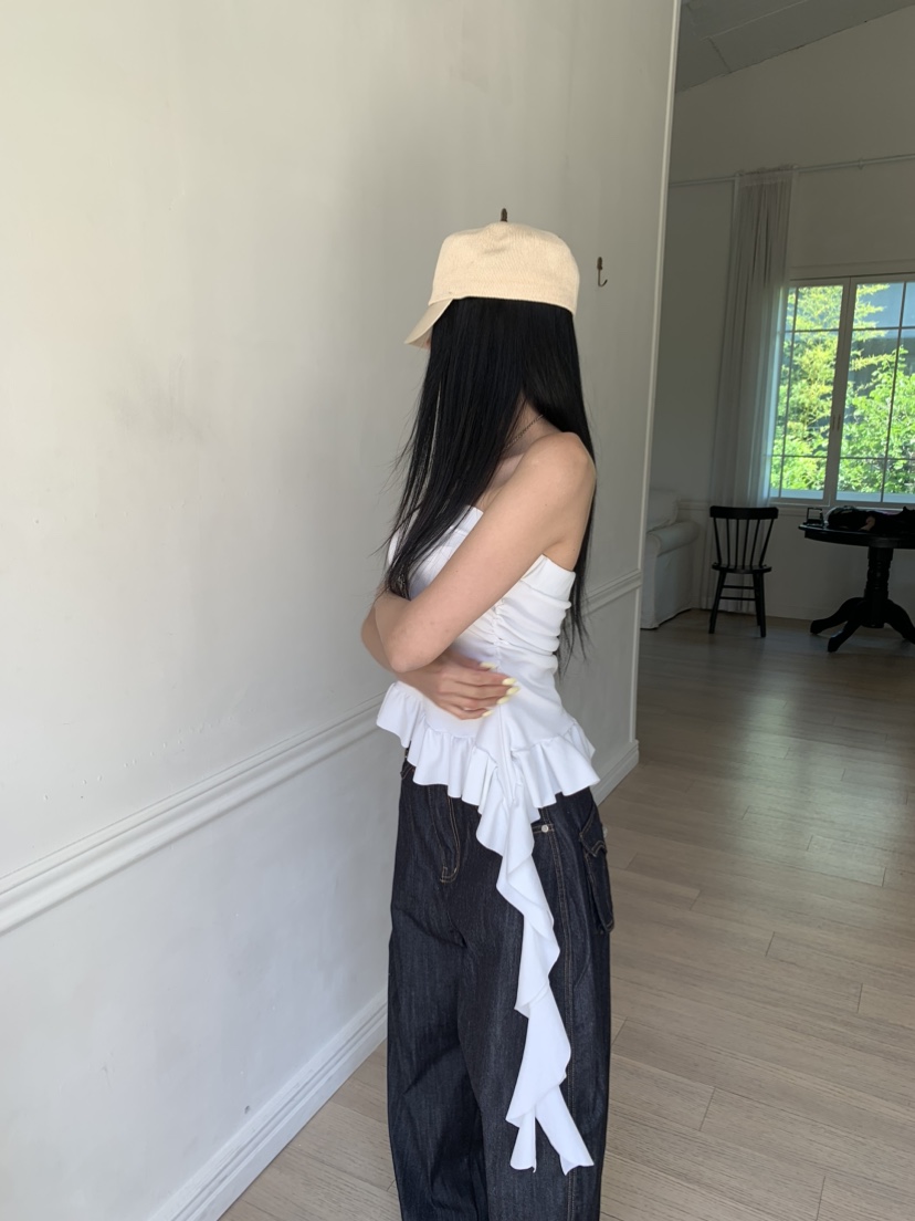 BADCALM韓國直郵女士新款26夏季26春夏推薦時尚職業吊帶背心BADCALM吊帶/背心