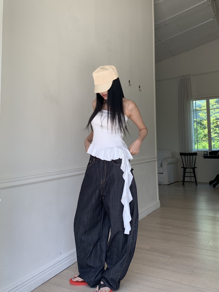 BADCALM韓國直郵女士新款26夏季26春夏推薦時尚職業吊帶背心BADCALM吊帶/背心