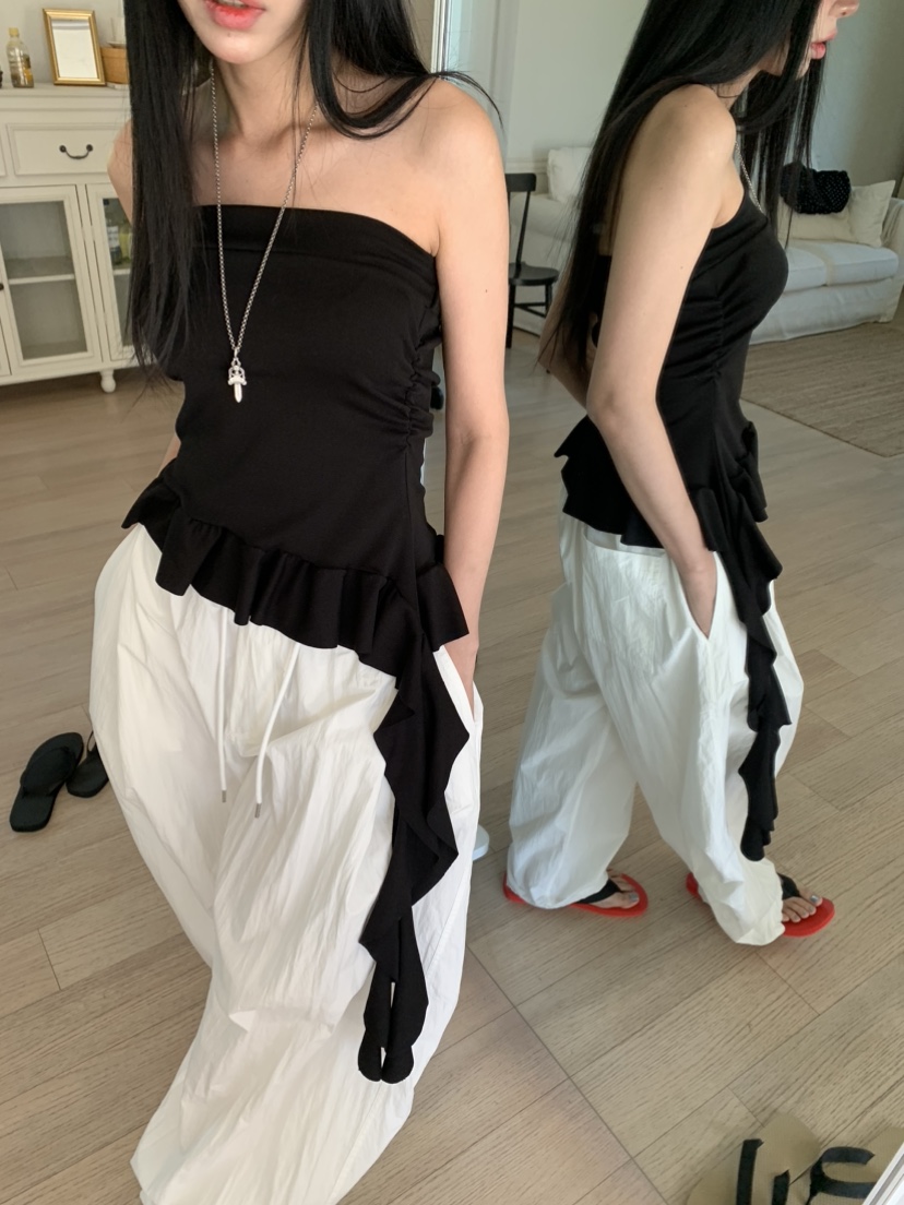 BADCALM韓國直郵女士新款26夏季26春夏推薦時尚職業吊帶背心BADCALM吊帶/背心