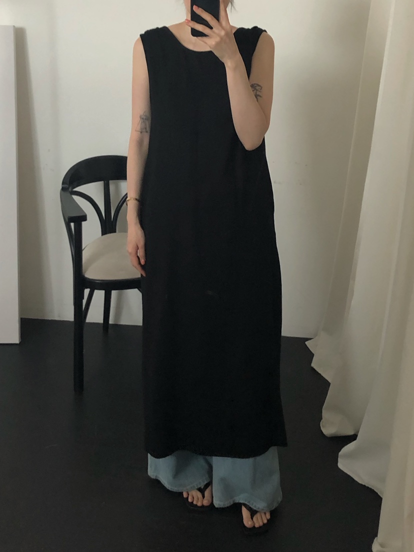 ONDO-P韓國直郵女士新款26春夏職業人氣熱賣休閑連衣裙絲帶ONDO-P連衣裙