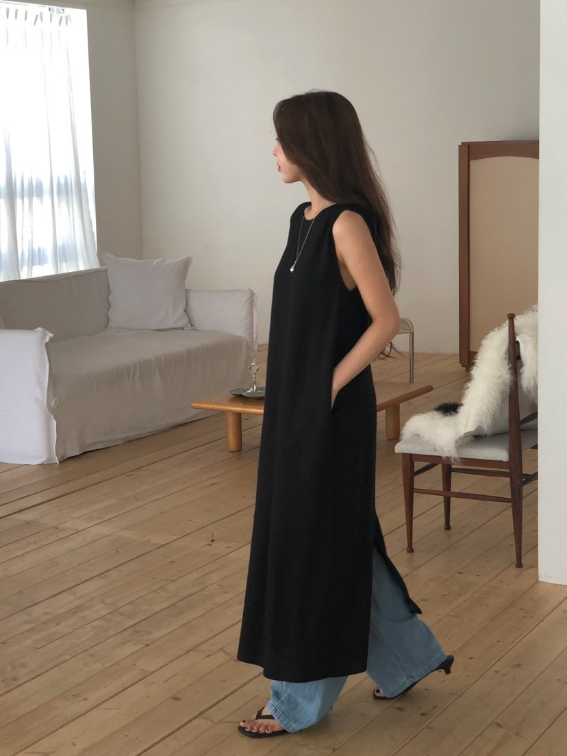 ONDO-P韓國直郵女士新款26春夏職業人氣熱賣休閑連衣裙絲帶ONDO-P連衣裙