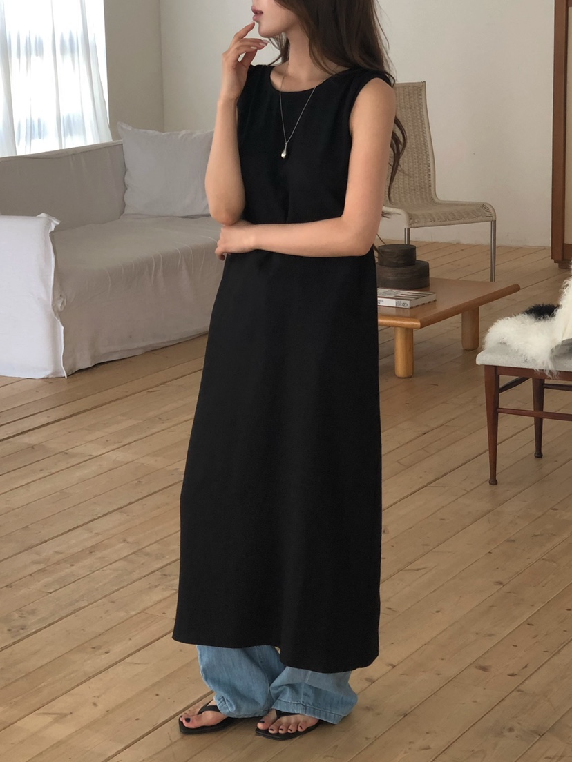 ONDO-P韓國直郵女士新款26春夏職業人氣熱賣休閑連衣裙絲帶ONDO-P連衣裙