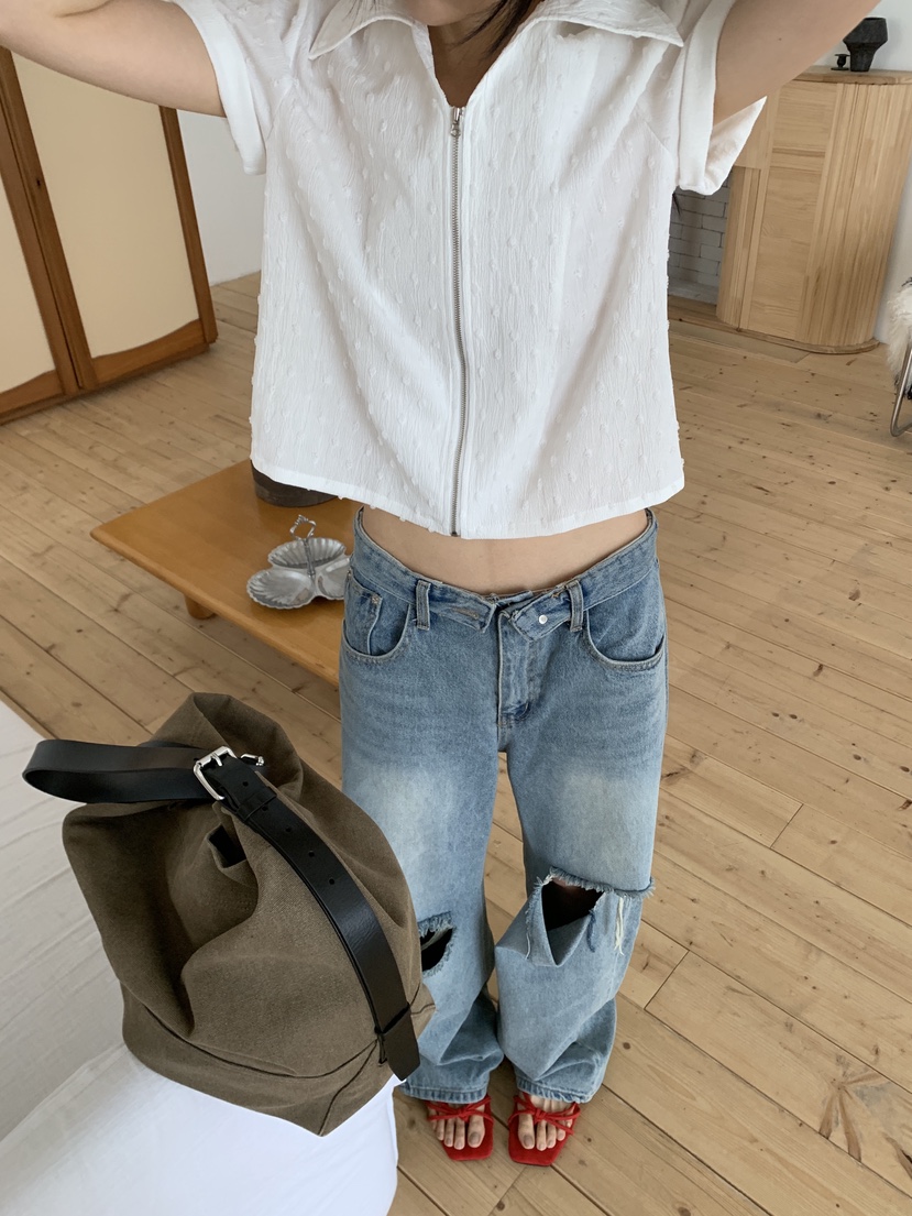 MURMUR韓國直郵實拍女裝新款推薦26夏季職業休閑襯衫蕾絲衫MURMUR襯衫/蕾絲衫