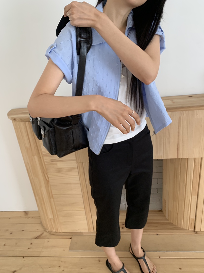 MURMUR韓國直郵實拍女裝新款推薦26夏季職業休閑襯衫蕾絲衫MURMUR襯衫/蕾絲衫
