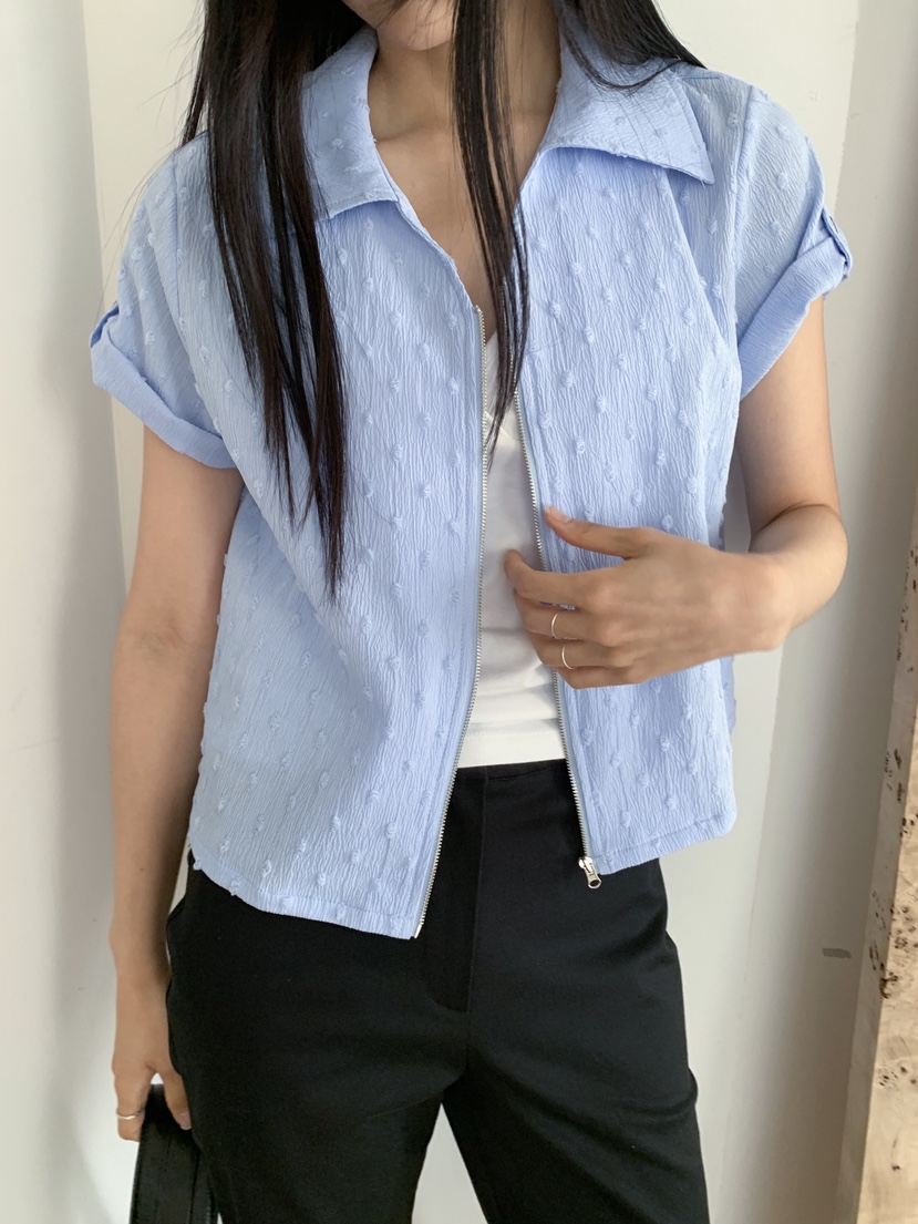 MURMUR韓國直郵實拍女裝新款推薦26夏季職業休閑襯衫蕾絲衫MURMUR襯衫/蕾絲衫