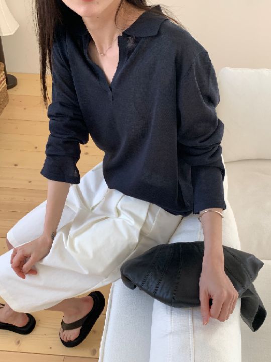 KOMOREBI東大門實拍韓國女裝新品推薦職業時尚休閑針織衫KOMOREBI針織衫