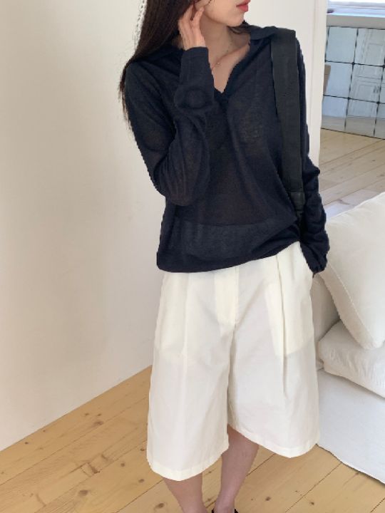 KOMOREBI東大門實拍韓國女裝新品推薦職業時尚休閑針織衫KOMOREBI針織衫