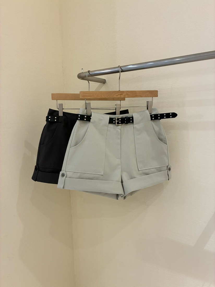 MUSE-P韓國直郵實拍女裝新品26春夏推薦26夏季休閑人氣短褲MUSE-P短褲