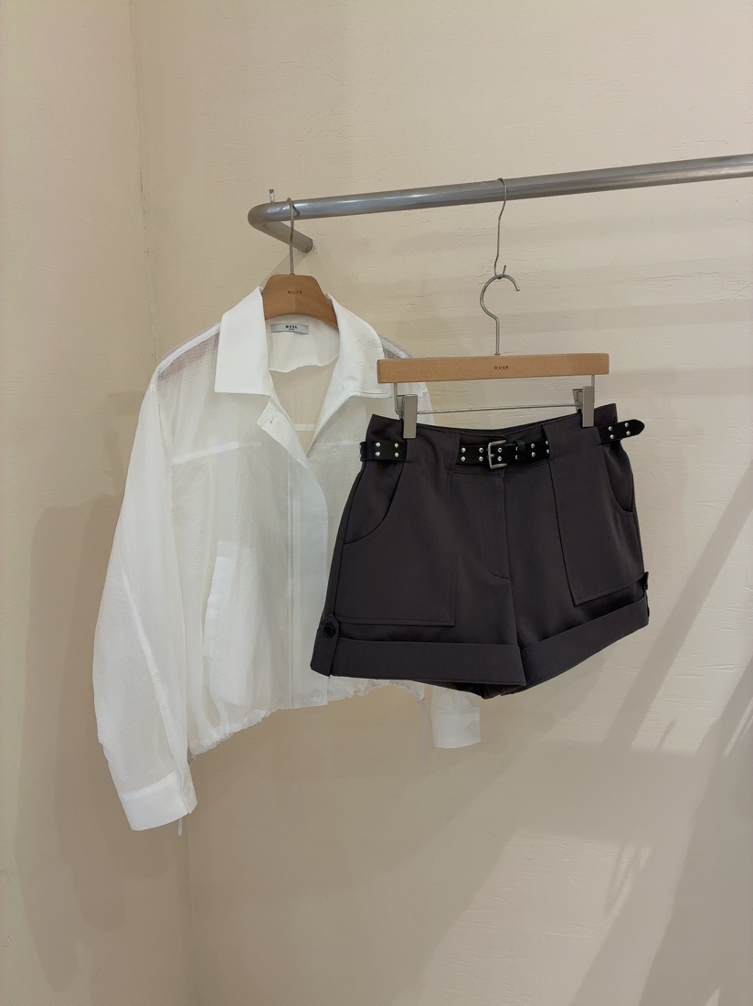 MUSE-P韓國直郵實拍女裝新品26春夏推薦26夏季休閑人氣短褲MUSE-P短褲