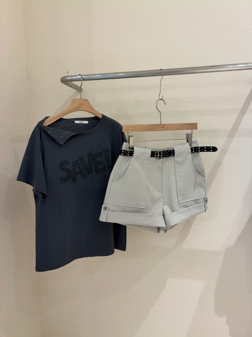 MUSE-P韓國直郵實拍女裝新品26春夏推薦26夏季休閑人氣短褲MUSE-P短褲